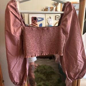 Women's Aritzia Smocked Top